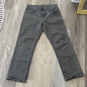 Patagonia Men's Straight-Leg Jeans in Charcoal Gray